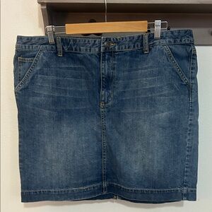Merona Dark Blue Denim Skirt size 18